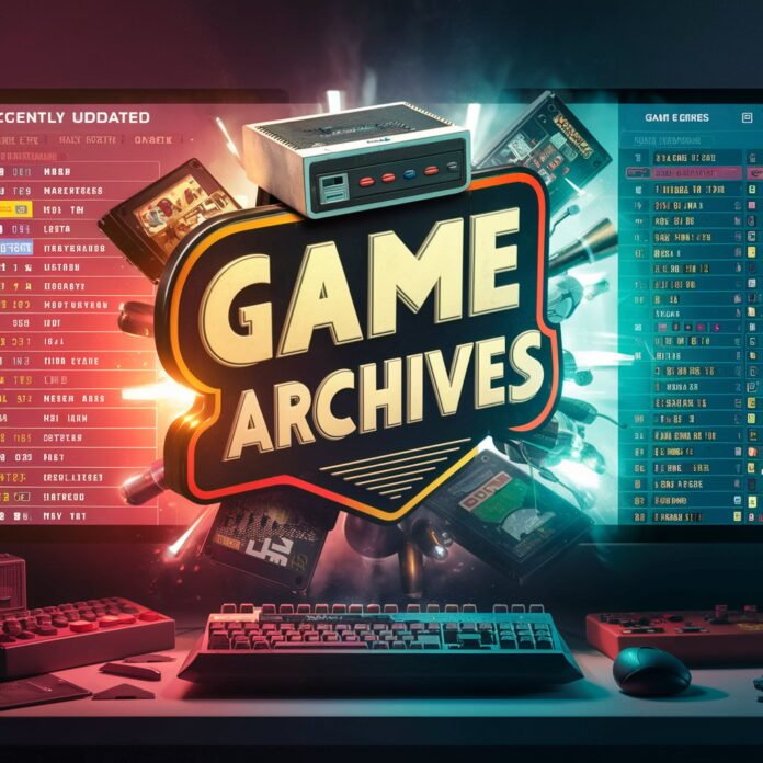 thegamearchives updates